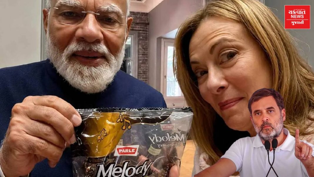 rahul gandhi attacks italy visit pm modi melody toffee